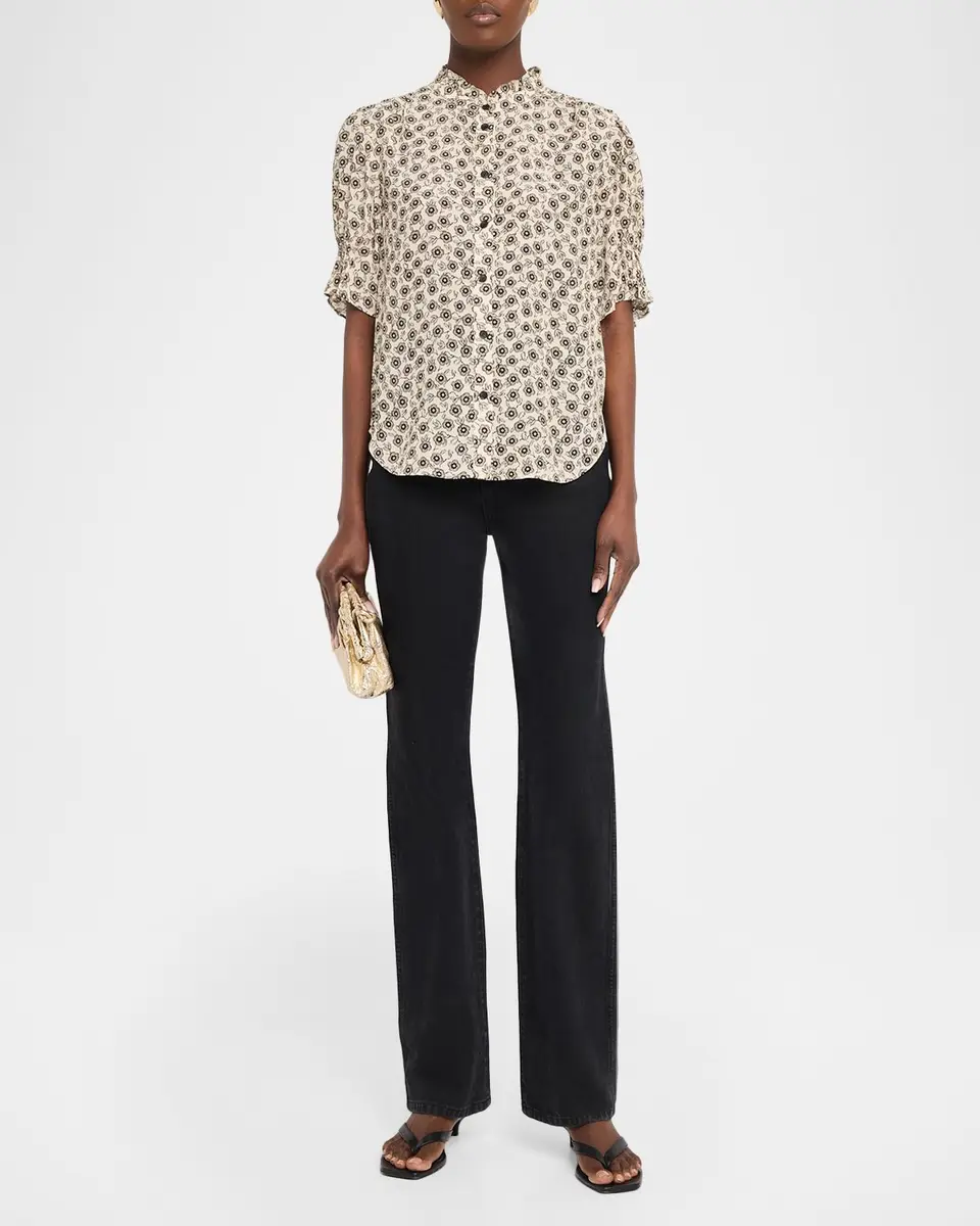 rag & bone Dakota Floral Silk-Blend Shirt | Thumbnail 2 rag & bone Dakota Floral Silk-Blend Shirt | Thumbnail 2
