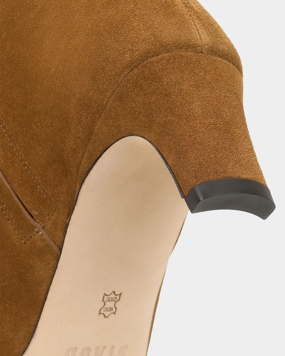 Staud Wally 55MM Suede Wide-Calf Knee-High Boots | Thumbnail 4