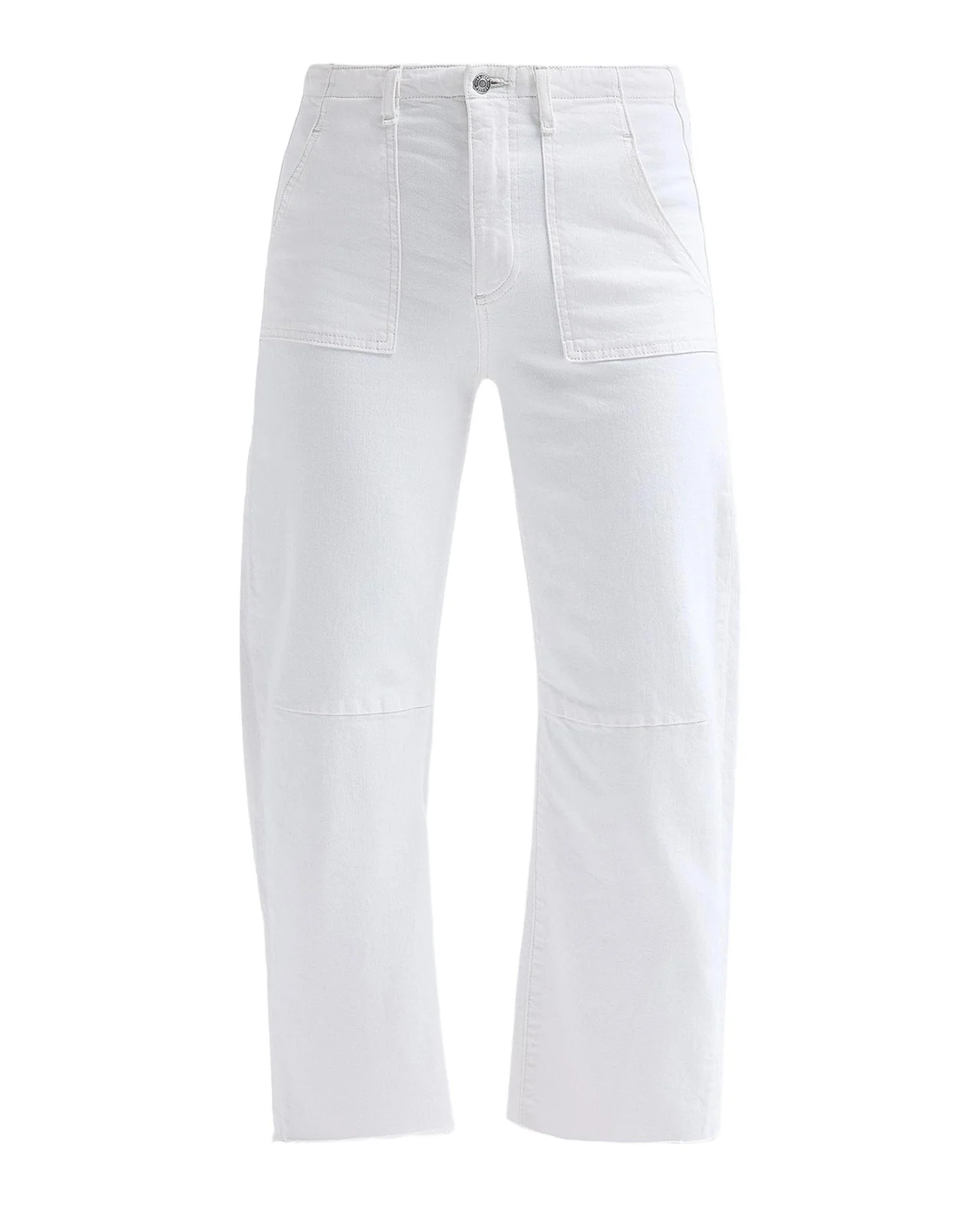 Le Jean Petite Stretch-Cotton Barrel Jeans