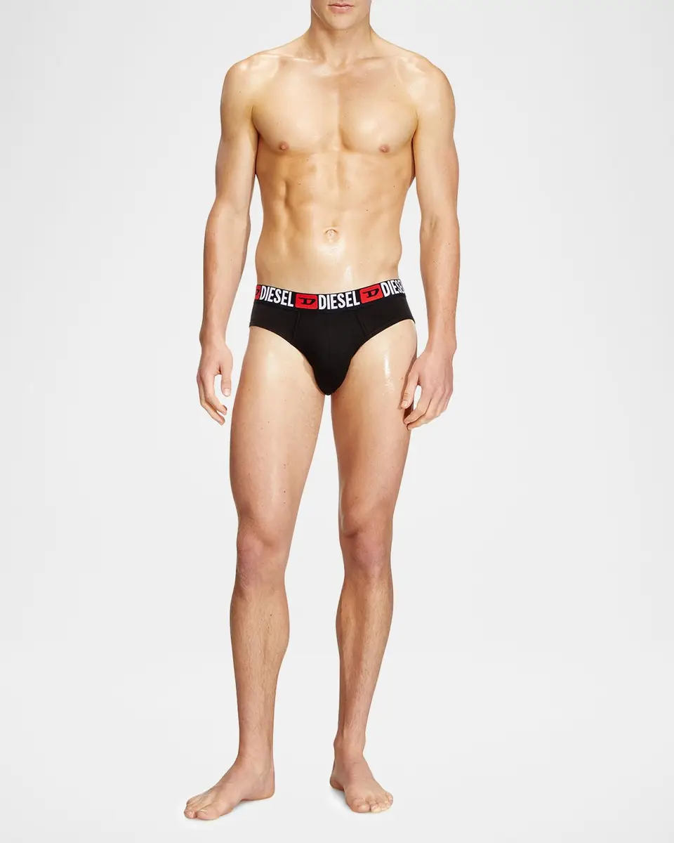 Diesel Men's Umbr-Andre 3-Pack Briefs | Thumbnail 2