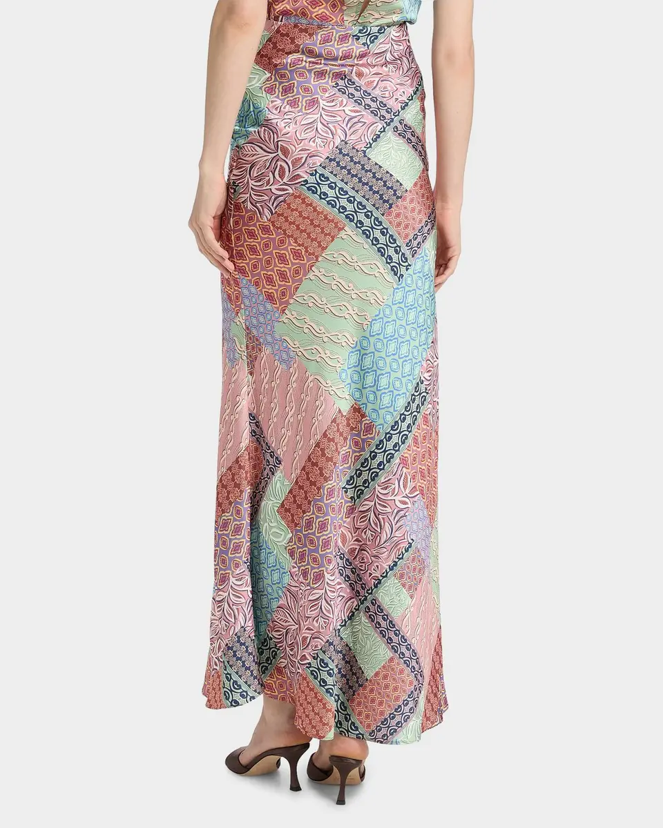 Misa Los Angeles Sienna Printed Bias-Cut Maxi Skirt | Thumbnail 3 Misa Los Angeles Sienna Printed Bias-Cut Maxi Skirt | Thumbnail 3