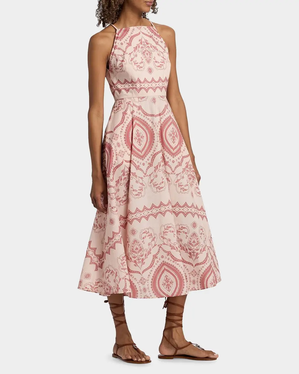 Misa Los Angeles Amity Printed Cotton-Blend Midi Dress | Thumbnail 7 Misa Los Angeles Amity Printed Cotton-Blend Midi Dress | Thumbnail 7