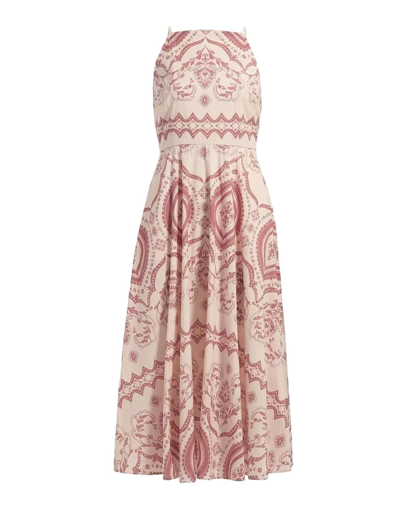 MISA Los Angeles Amity Printed Cotton-Blend Midi Dress | Image 1 MISA Los Angeles Amity Printed Cotton-Blend Midi Dress | Image 1