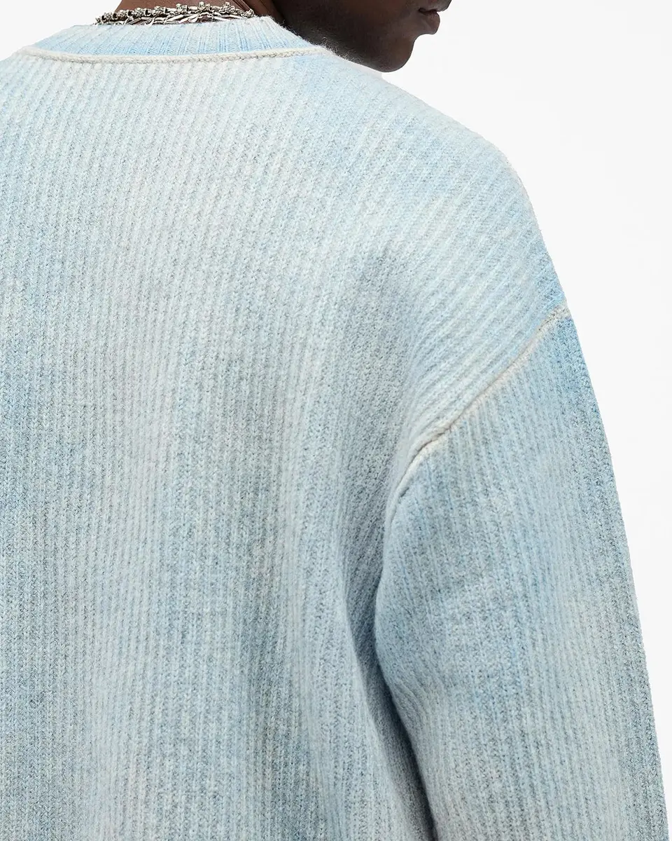 Represent Legacy Fade Out Reversible Knit Crewneck Sweater | Thumbnail 6 Represent Legacy Fade Out Reversible Knit Crewneck Sweater | Thumbnail 6