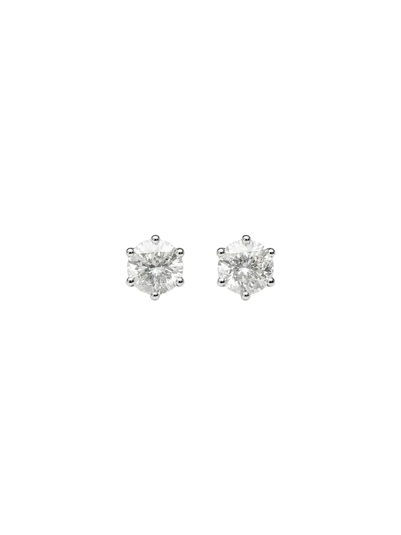 0.923ct Diamond 18K Gold Illusion Stud Earrings 0.923ct Diamond 18K Gold Illusion Stud Earrings