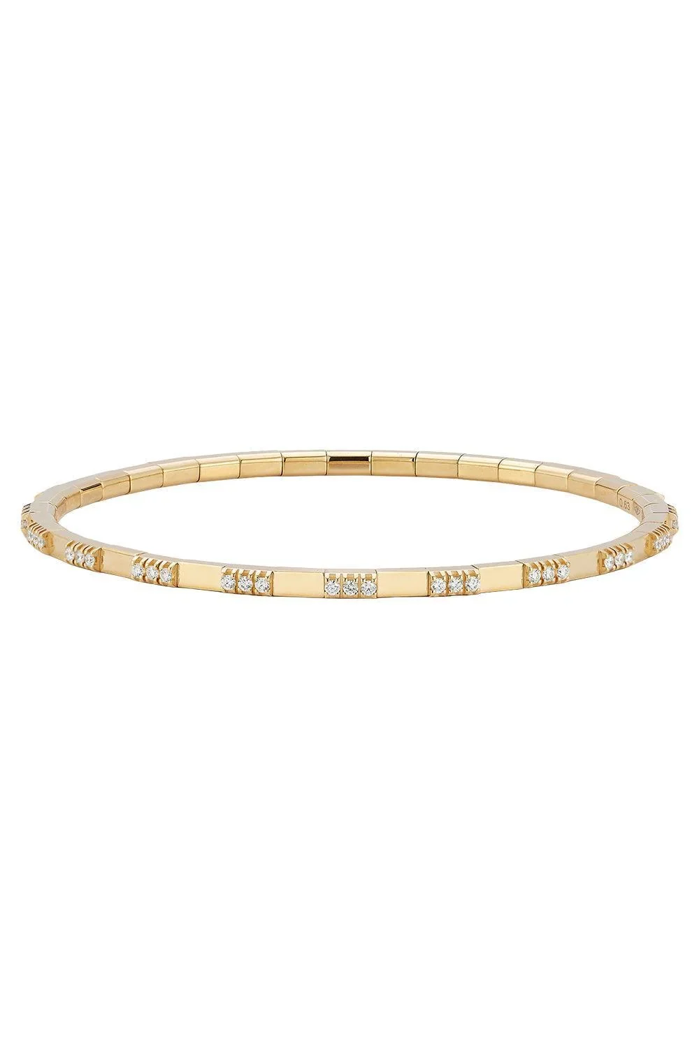 ROBERTO DEMEGLIO Diamond Alternating Extensible Tennis Bracelet