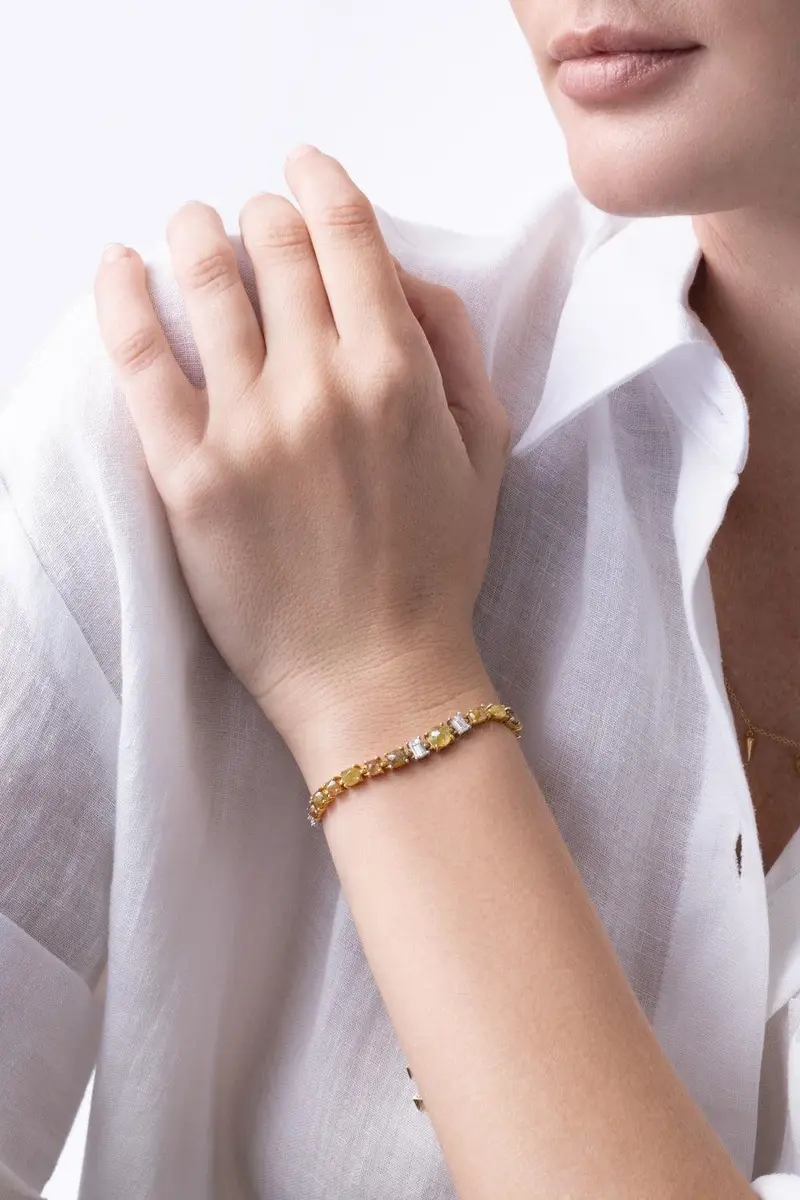 PARULINA Diamond Color Rose Bracelet | Thumbnail 2 PARULINA Diamond Color Rose Bracelet | Thumbnail 2