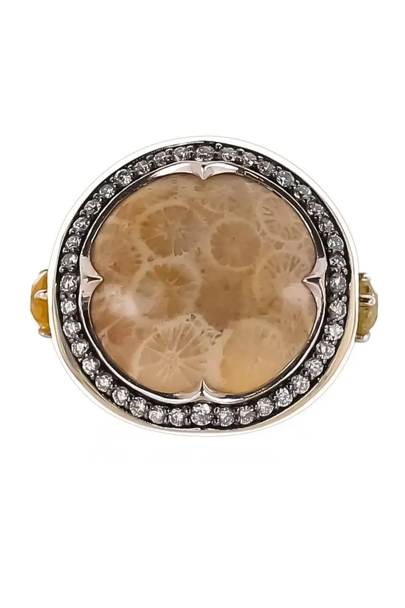 PARULINA Diamond Coral Ring | Image 1 PARULINA Diamond Coral Ring | Image 1