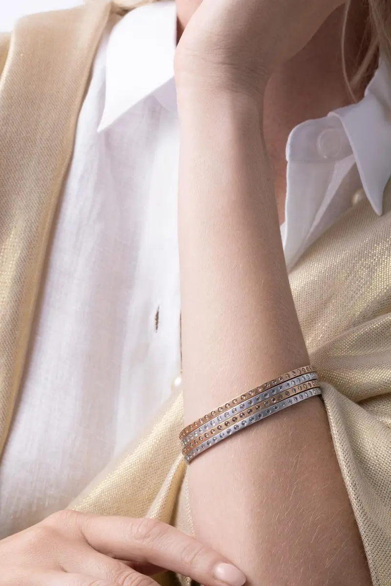 PARULINA Diamond Rose Ecclesia Bangle Bracelet | Thumbnail 3
