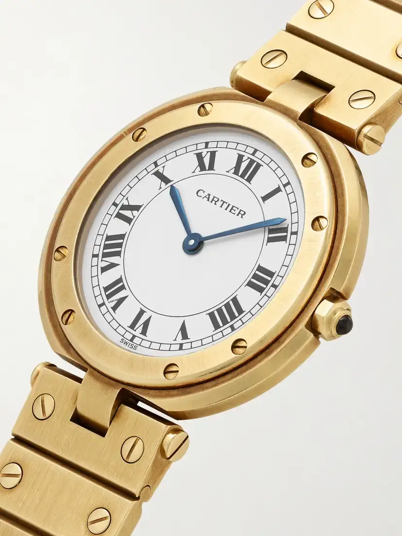 Stephanie Windsor + Cartier Vintage 1980s Vendôme Quartz-movement 18-karat Gold Watch, Ref. 8191 (6.75" Wrist) | Thumbnail 3 Stephanie Windsor + Cartier Vintage 1980s Vendôme Quartz-movement 18-karat Gold Watch, Ref. 8191 (6.75" Wrist) | Thumbnail 3