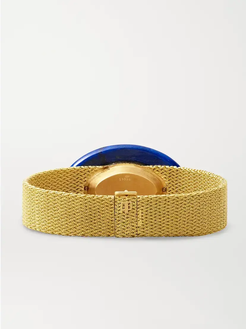 Stephanie Windsor + Audemars Piguet Vintage 1970s Hand-wound 18-karat Gold Lapis Lazuli And Diamond Case Watch (6.5" Wrist) | Thumbnail 5