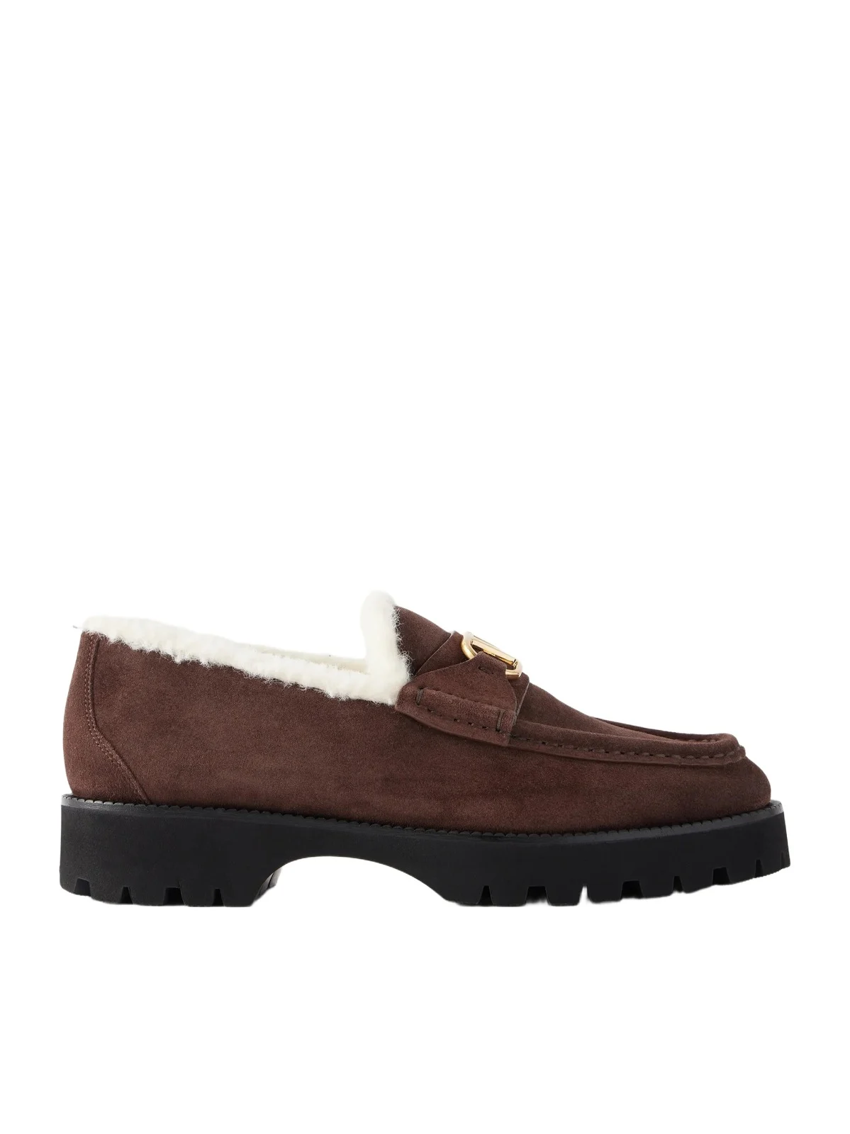 Vlogo 25 Shearling-lined Suede Loafers Vlogo 25 Shearling-lined Suede Loafers