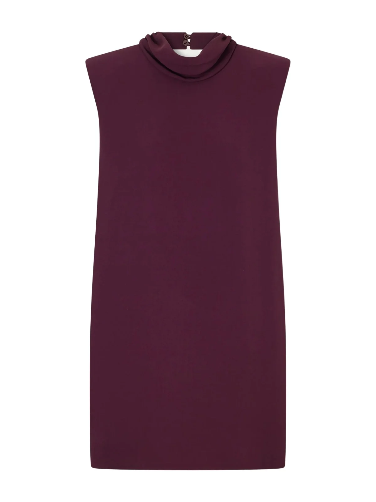 Draped Silk-cady Turtleneck Mini Dress Draped Silk-cady Turtleneck Mini Dress