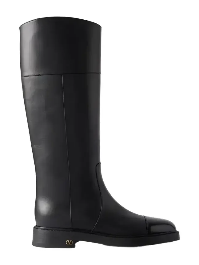 Zimmy 35 Leather Knee Boots