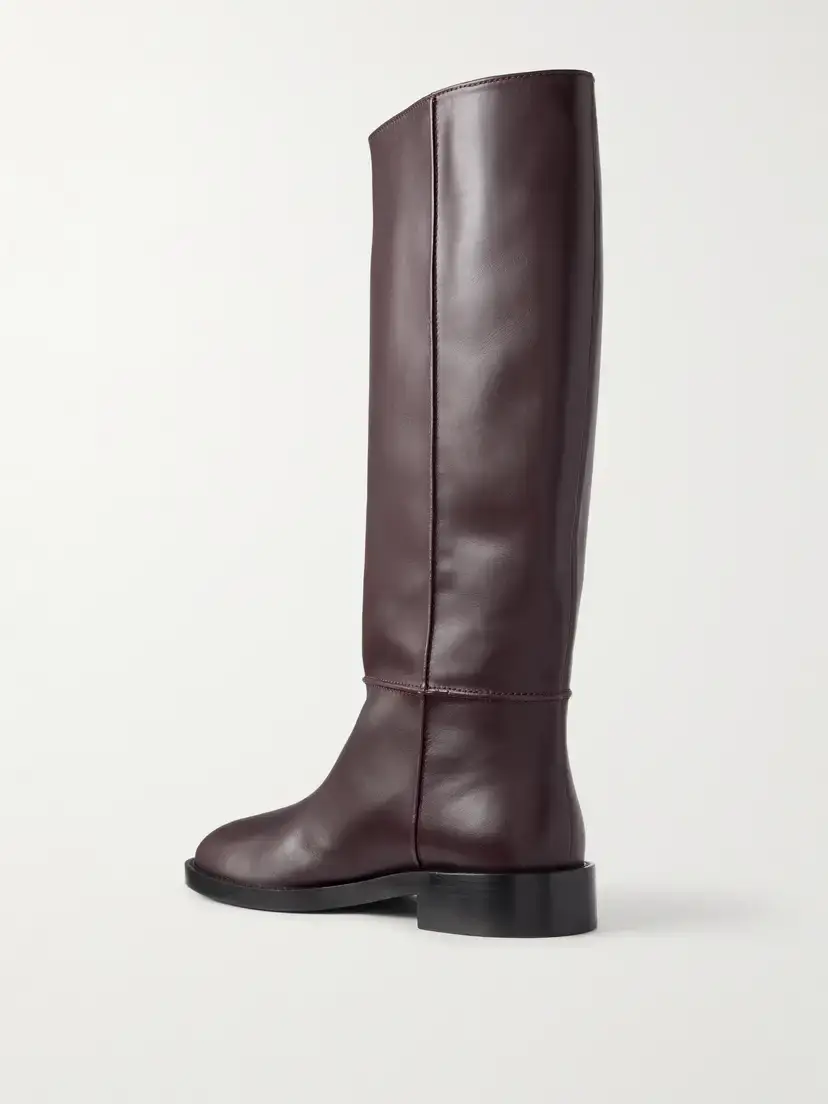 Gianvito Rossi Étrier Flat Leather Knee Boots | Thumbnail 3 Gianvito Rossi Étrier Flat Leather Knee Boots | Thumbnail 3