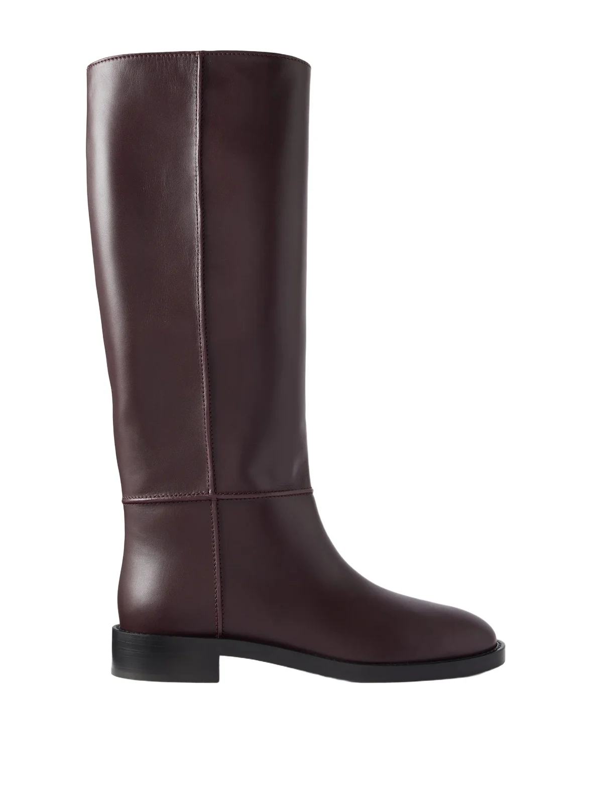 Étrier Flat Leather Knee Boots