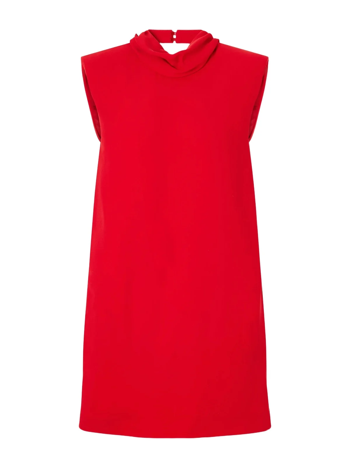 Draped Silk-cady Turtleneck Mini Dress Draped Silk-cady Turtleneck Mini Dress