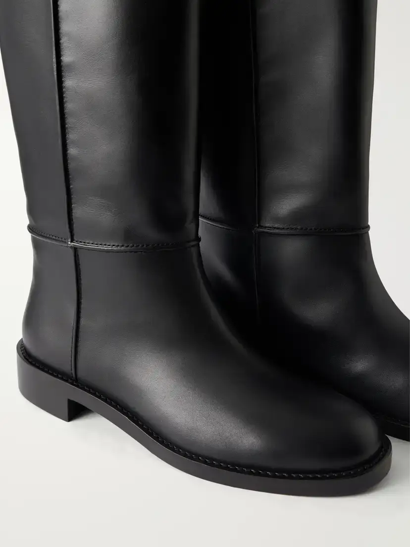 Gianvito Rossi Étrier Flat Leather Knee Boots | Thumbnail 5 Gianvito Rossi Étrier Flat Leather Knee Boots | Thumbnail 5