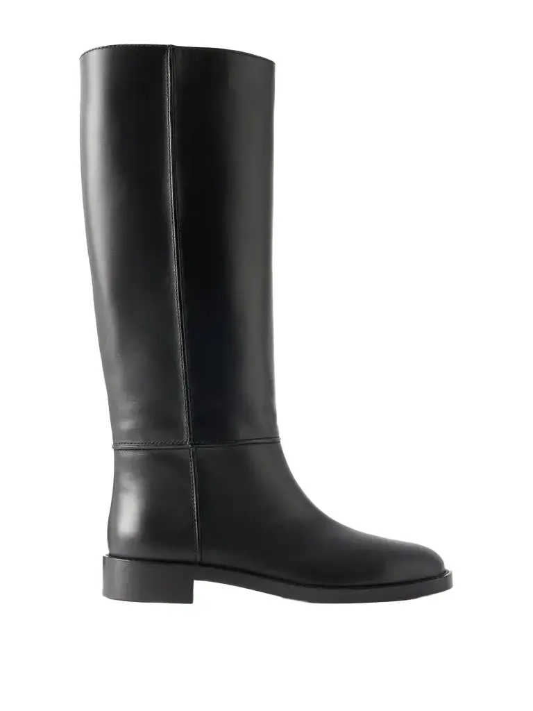 Gianvito Rossi Riding Leather Knee Boots | Image 1 Gianvito Rossi Riding Leather Knee Boots | Image 1
