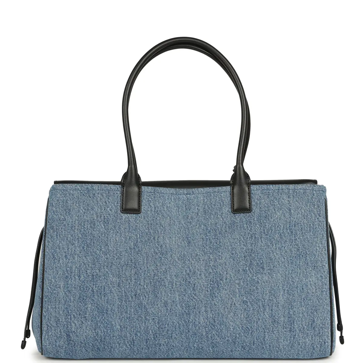 Chanel Chanel Large "Urban Essential" East West Shopping Tote Blue Denim, Black Caviar Gold Hardware | Thumbnail 4