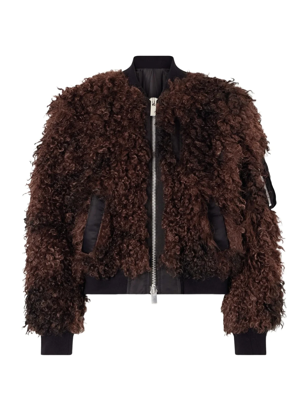Plush Bomber Jacket