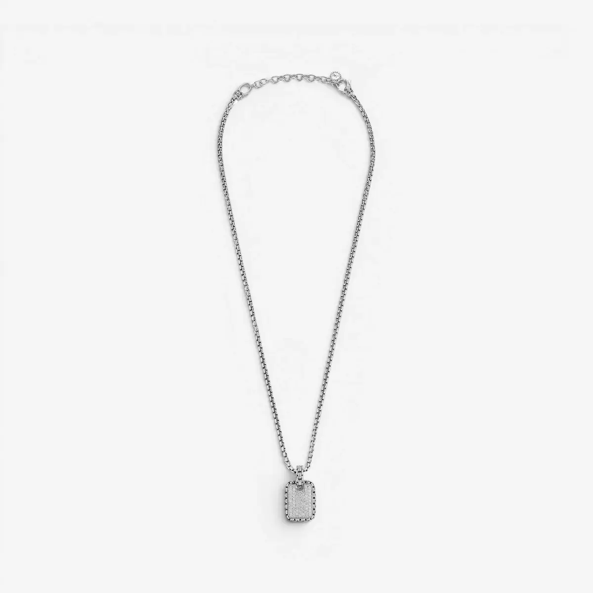 JAI JAI Sterling Silver Diamond Pave Men's Pendant Necklace by The Solist | Thumbnail 2