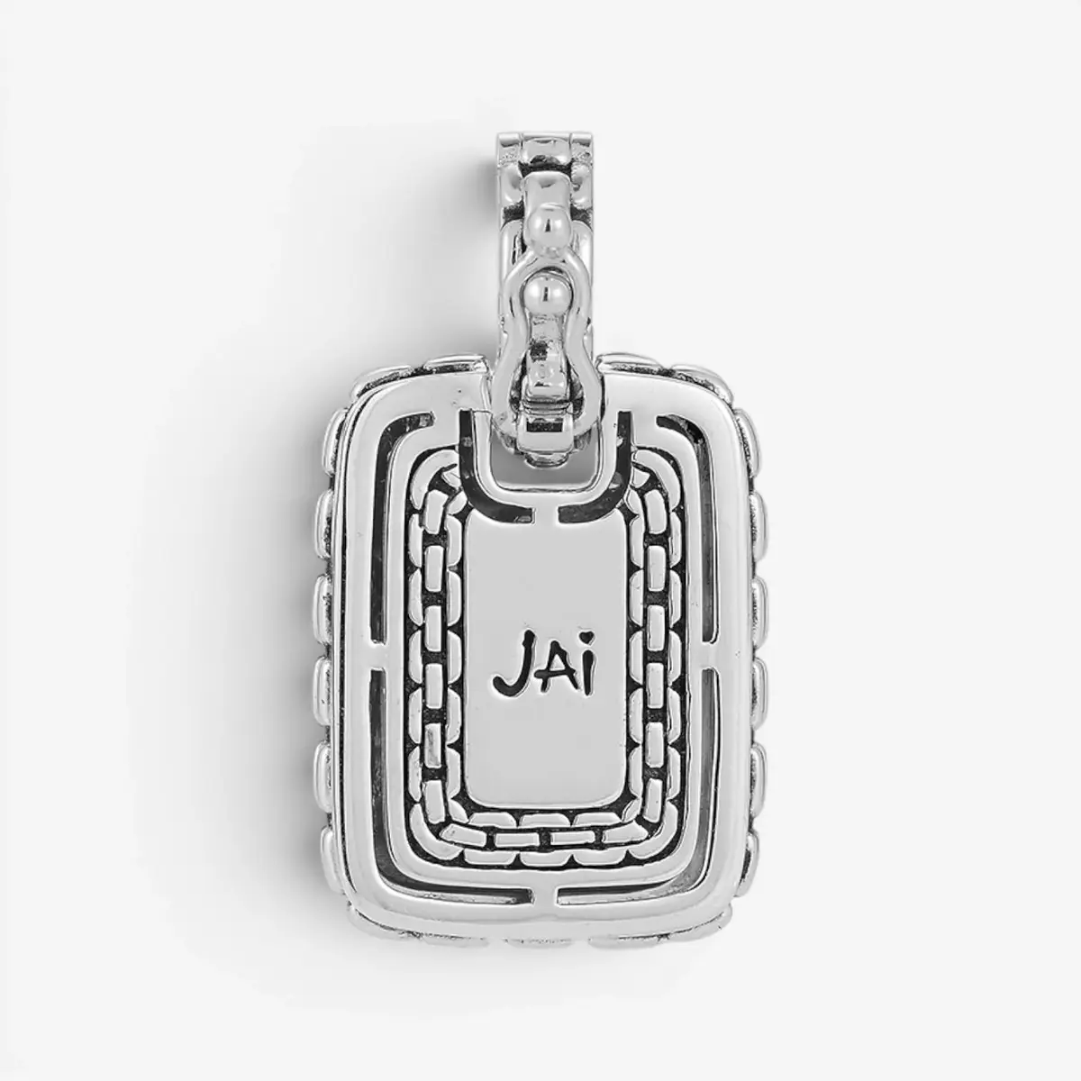 JAI JAI Sterling Silver Diamond Pave Men's Pendant Necklace by The Solist | Thumbnail 5