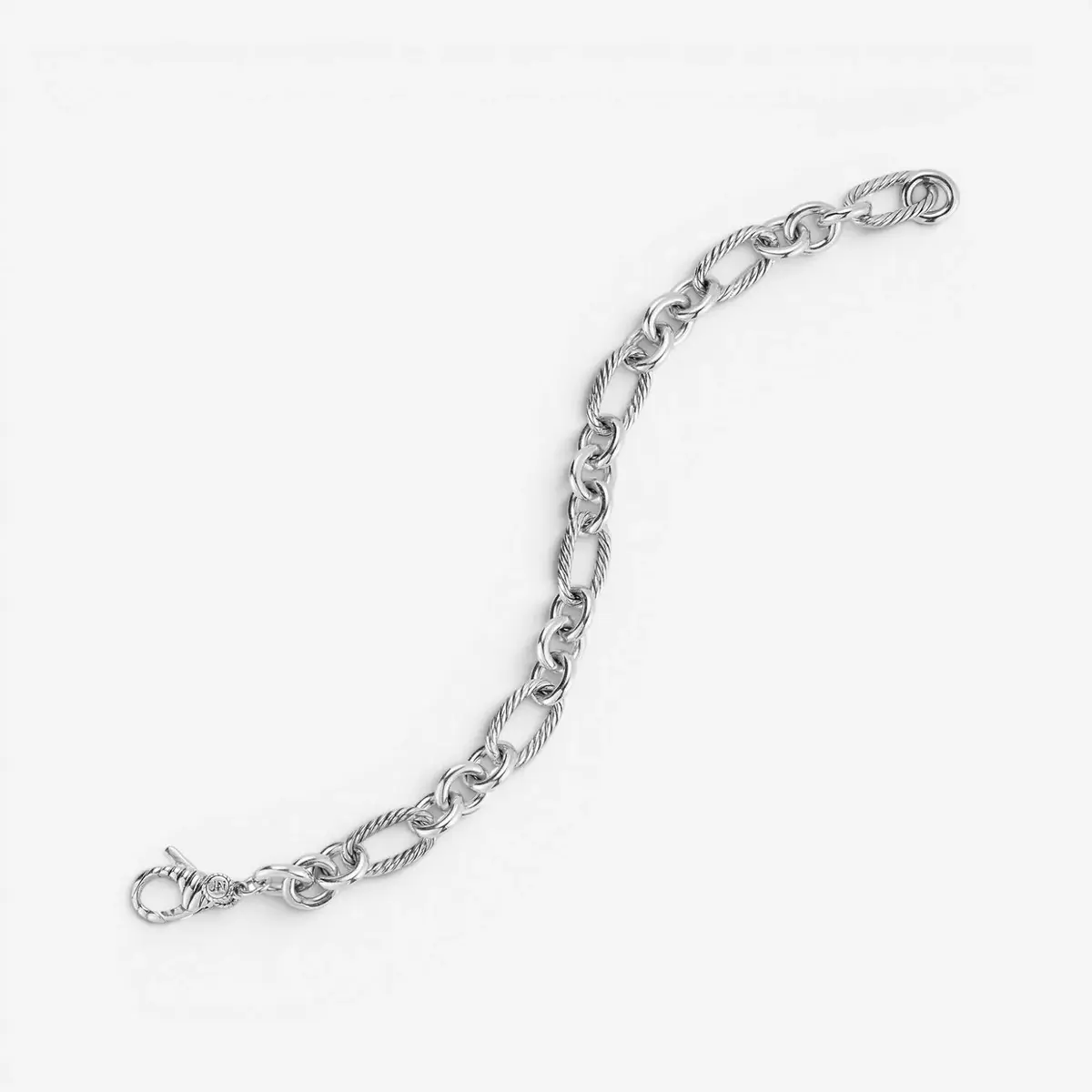 JAI JAI Sterling Silver Oval Link Men's Bracelet JJH3051MB - L by The Solist | Thumbnail 2 JAI JAI Sterling Silver Oval Link Men's Bracelet JJH3051MB - L by The Solist | Thumbnail 2
