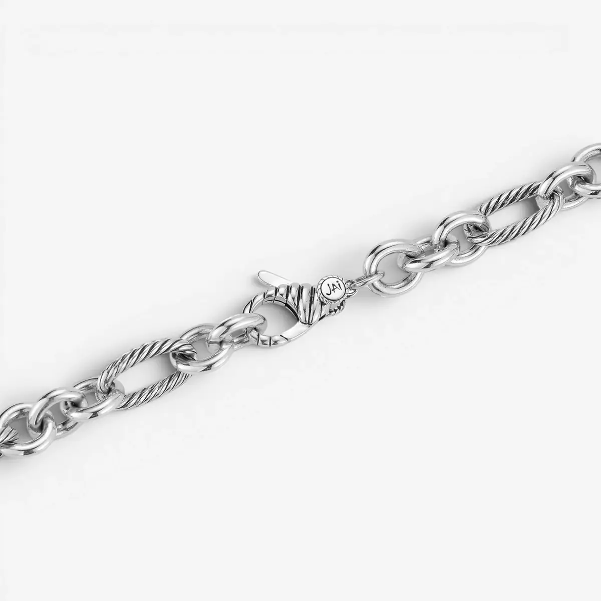 JAI JAI Sterling Silver Oval Link Men's Necklace JJH3051MN - by The Solist | Thumbnail 3 JAI JAI Sterling Silver Oval Link Men's Necklace JJH3051MN - by The Solist | Thumbnail 3