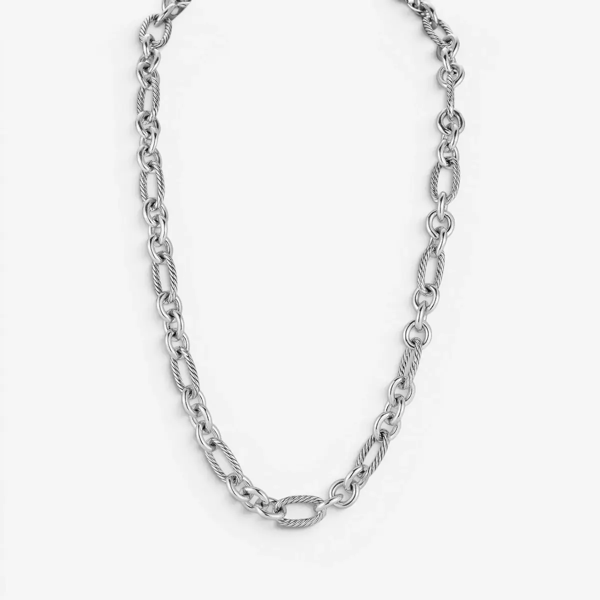 JAI JAI Sterling Silver Oval Link Men's Necklace JJH3051MN - by The Solist | Thumbnail 2 JAI JAI Sterling Silver Oval Link Men's Necklace JJH3051MN - by The Solist | Thumbnail 2