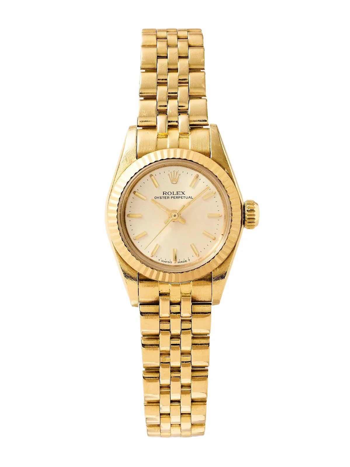 + Rolex Vintage 1981 Oyster Perpetual Automatic 18-karat Gold Watch, Ref. 67198