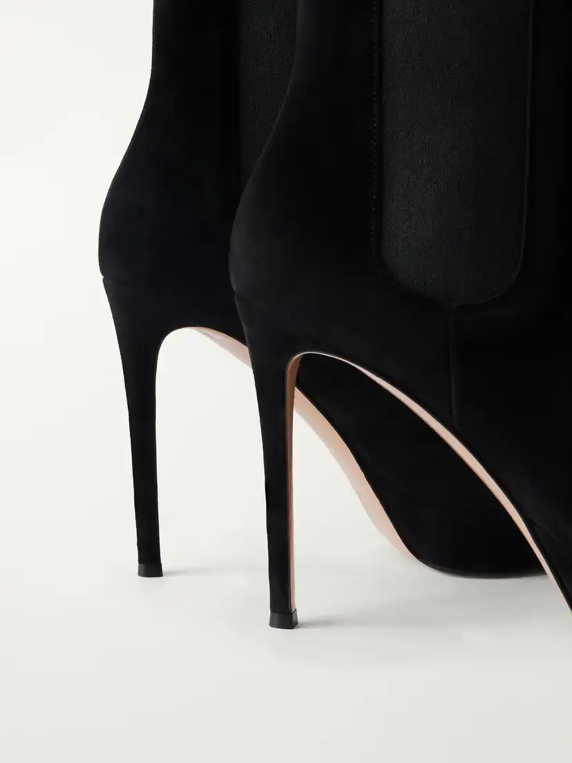 Gianvito Rossi Kim 85 Suede Ankle Boots | Thumbnail 5 Gianvito Rossi Kim 85 Suede Ankle Boots | Thumbnail 5