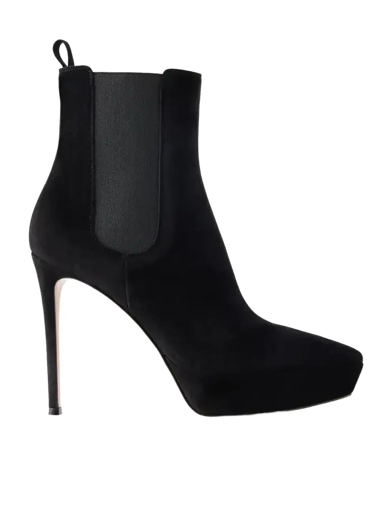 Gianvito Rossi Kim 85 Suede Ankle Boots | Image 1 Gianvito Rossi Kim 85 Suede Ankle Boots | Image 1