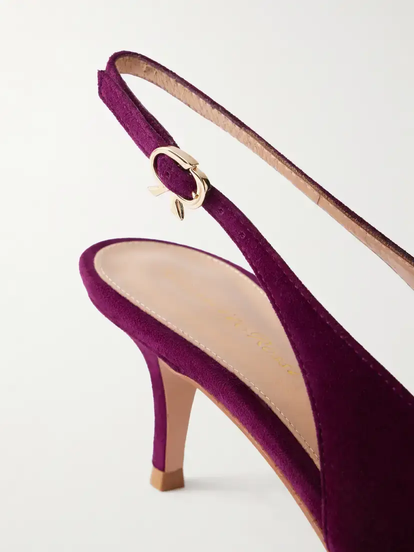 Gianvito Rossi Robbie Sling 55 Suede Slingback Pumps | Thumbnail 5 Gianvito Rossi Robbie Sling 55 Suede Slingback Pumps | Thumbnail 5