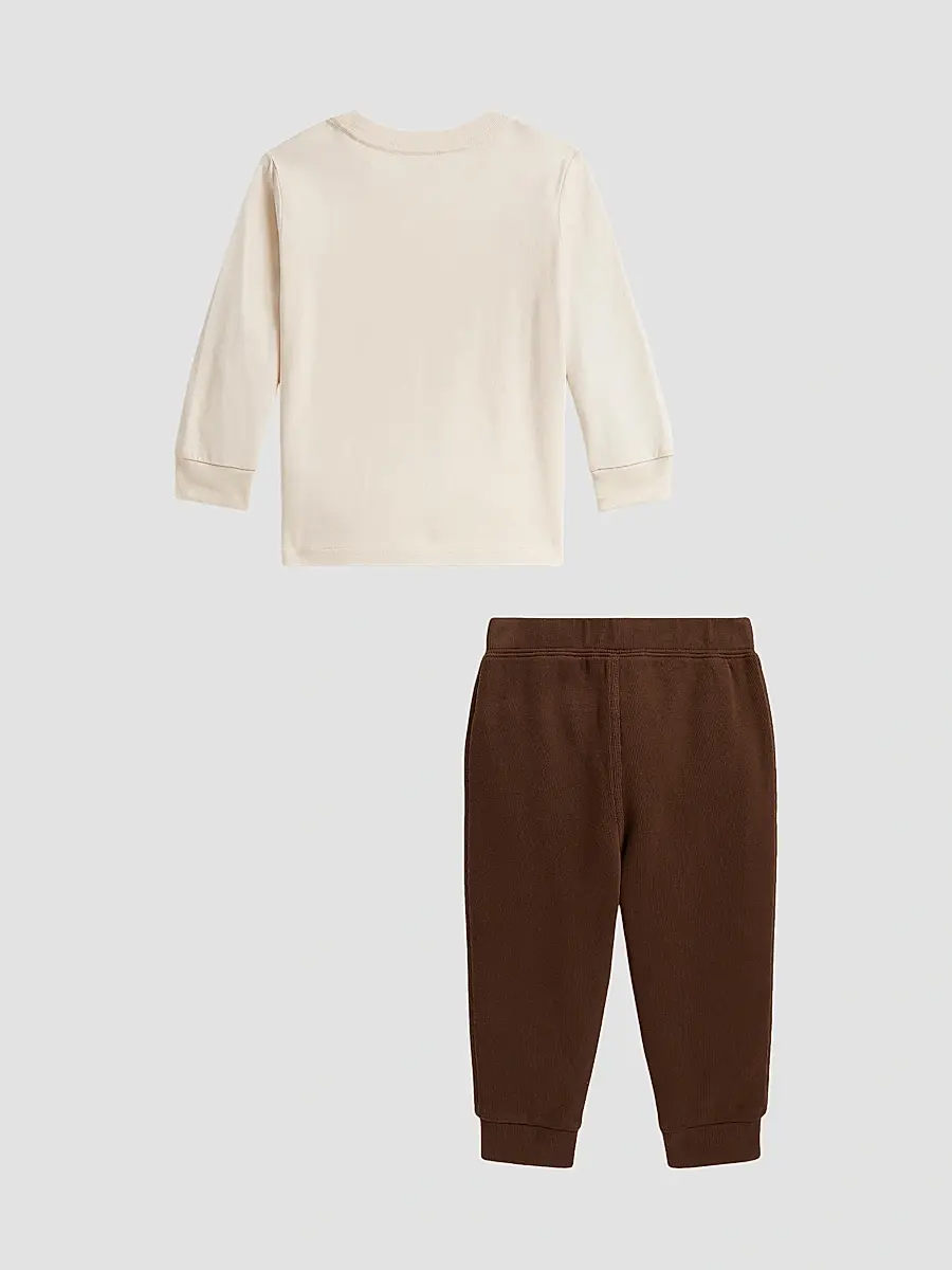 Polo Ralph Lauren Boy's Baby Boy's 2-Piece T-Shirt & Joggers Set | Thumbnail 2 Polo Ralph Lauren Boy's Baby Boy's 2-Piece T-Shirt & Joggers Set | Thumbnail 2