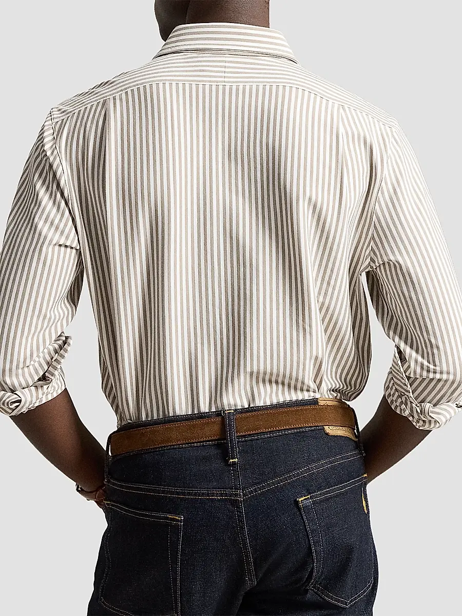 Polo Ralph Lauren Men's Classic-Fit Cotton Seersucker Oxford Shirt | Thumbnail 3 Polo Ralph Lauren Men's Classic-Fit Cotton Seersucker Oxford Shirt | Thumbnail 3