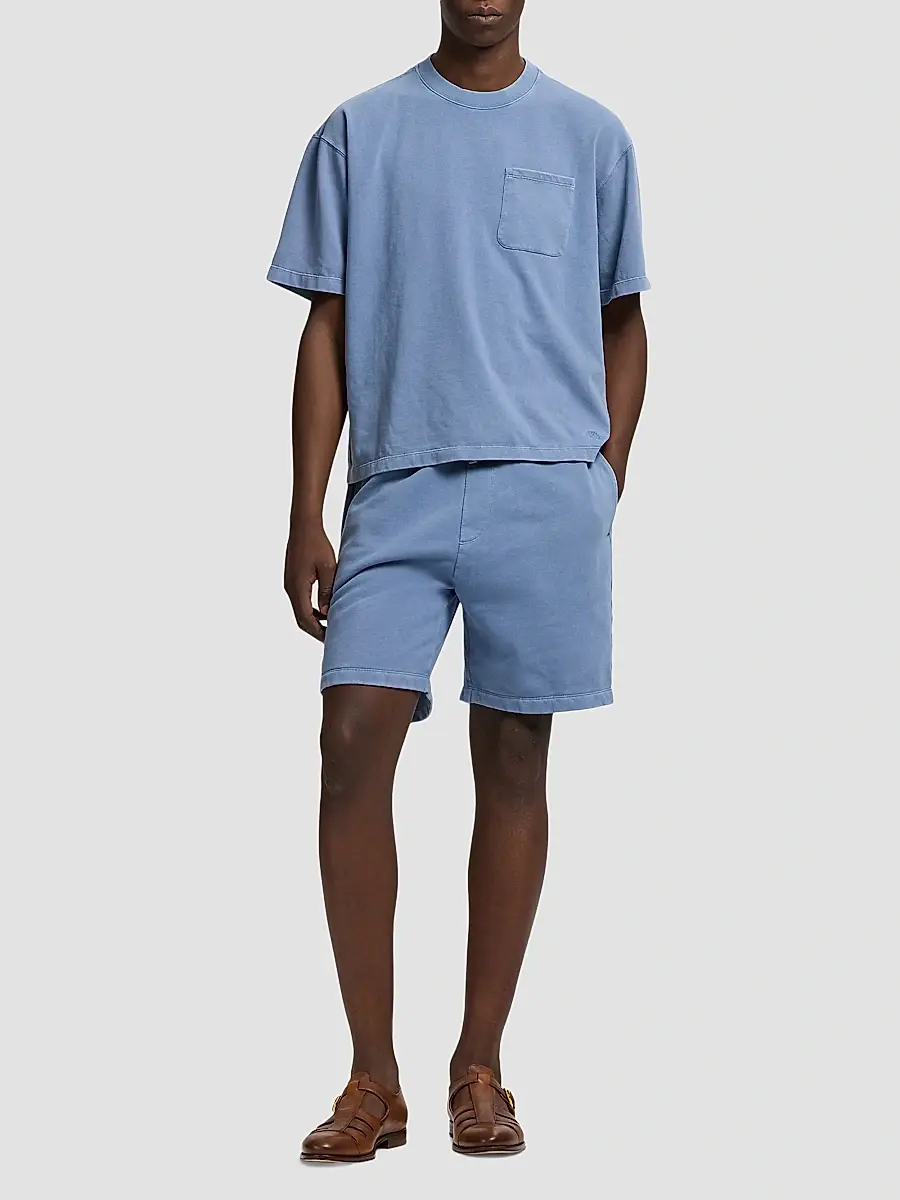Ralph Lauren Purple Label Men's Cotton Sweat Shorts | Thumbnail 2