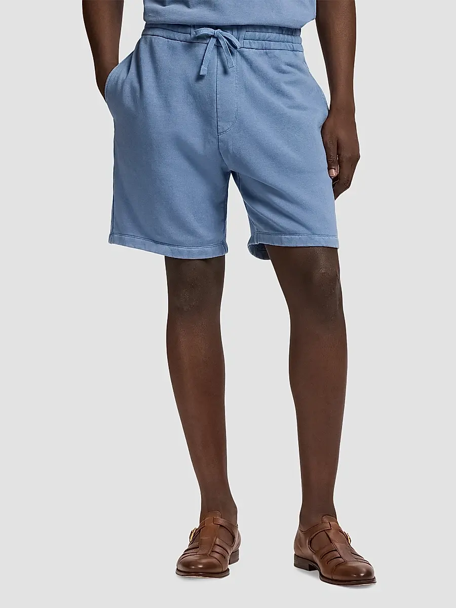 Ralph Lauren Purple Label Men's Cotton Sweat Shorts | Thumbnail 4