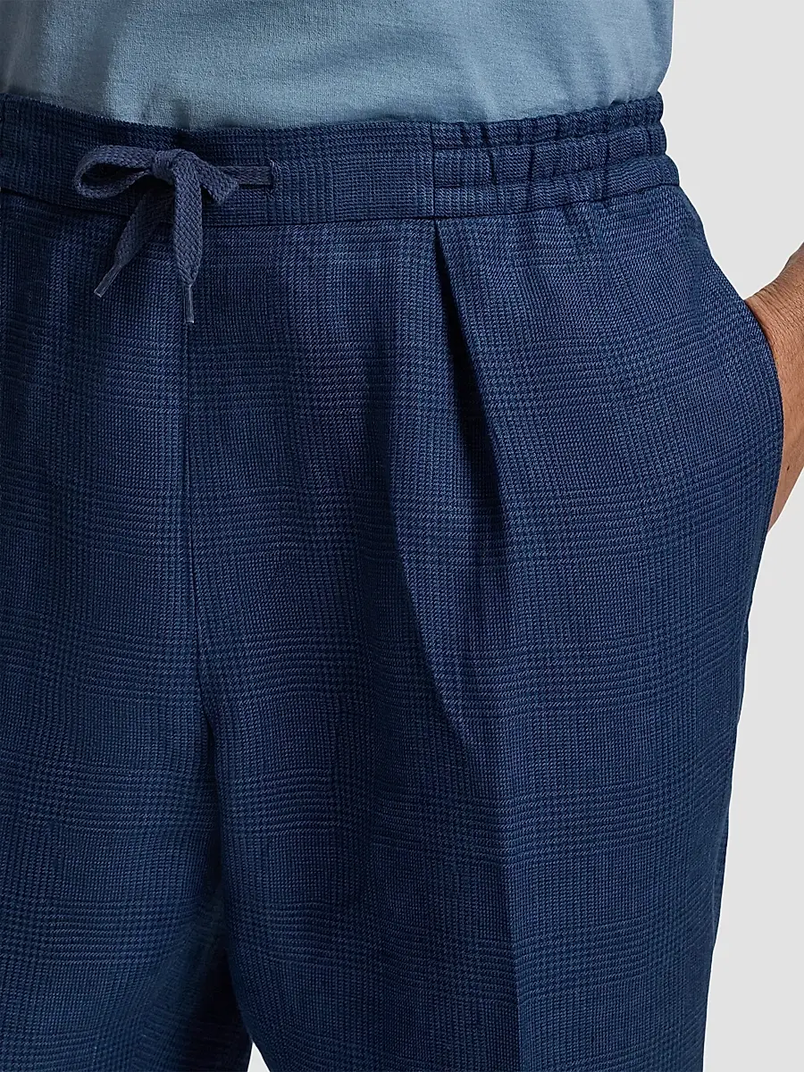 Ralph Lauren Purple Label Men's Linen Glen Checked Trousers | Thumbnail 5 Ralph Lauren Purple Label Men's Linen Glen Checked Trousers | Thumbnail 5
