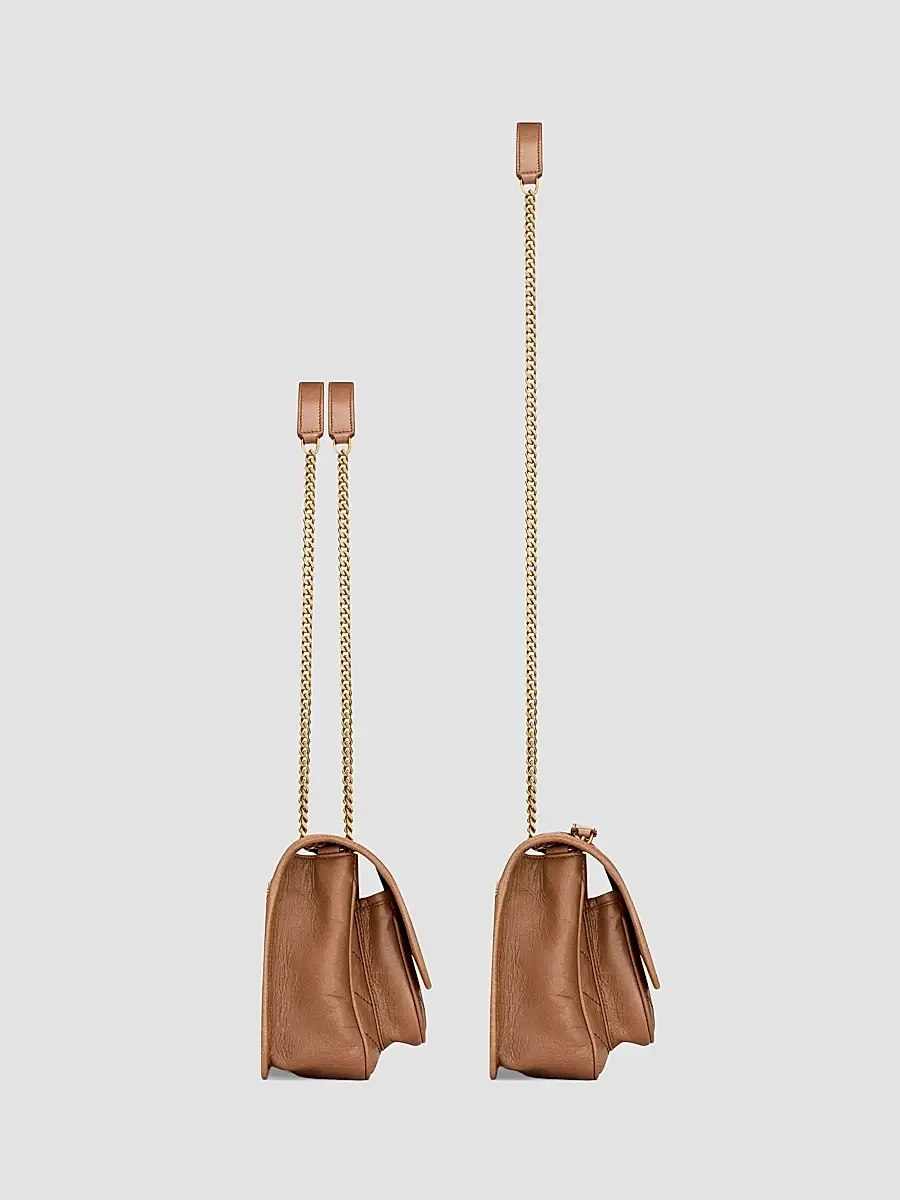 Saint Laurent Women's Niki Baby Shoulder Bag in Vintage Leather - Light Caramel | Thumbnail 5 Saint Laurent Women's Niki Baby Shoulder Bag in Vintage Leather - Light Caramel | Thumbnail 5