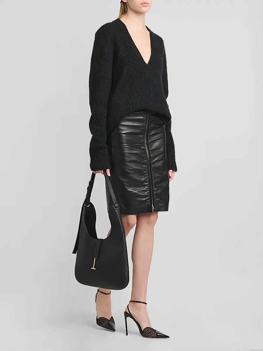 Tom Ford Women's Kara Medium Leather Hobo Bag | Thumbnail 2