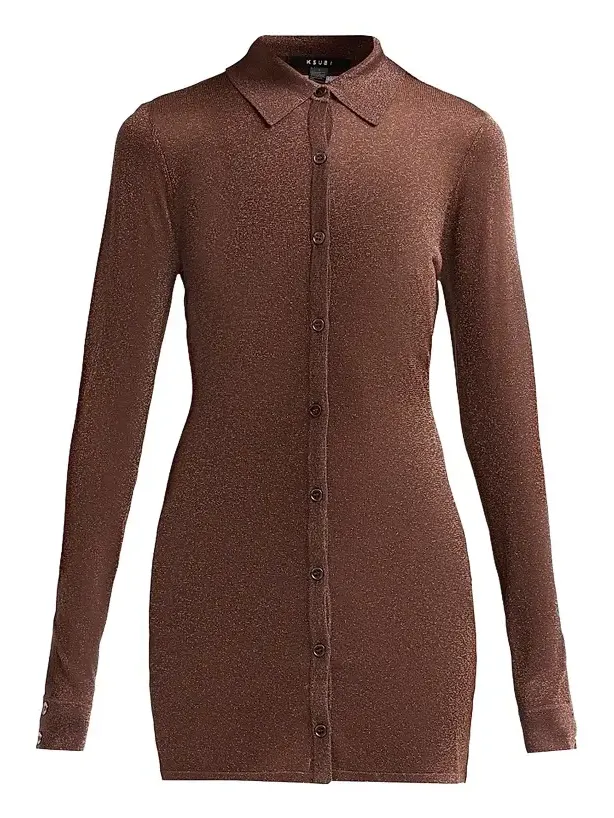 Ksubi Women's Devin Long-Sleeve Shirtdress