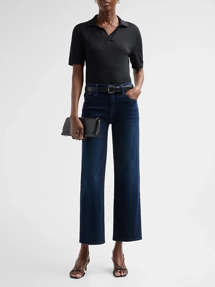 Mother Women's The Mid-Rise Rambler Zip Ankle Jeans | Thumbnail 2 Mother Women's The Mid-Rise Rambler Zip Ankle Jeans | Thumbnail 2