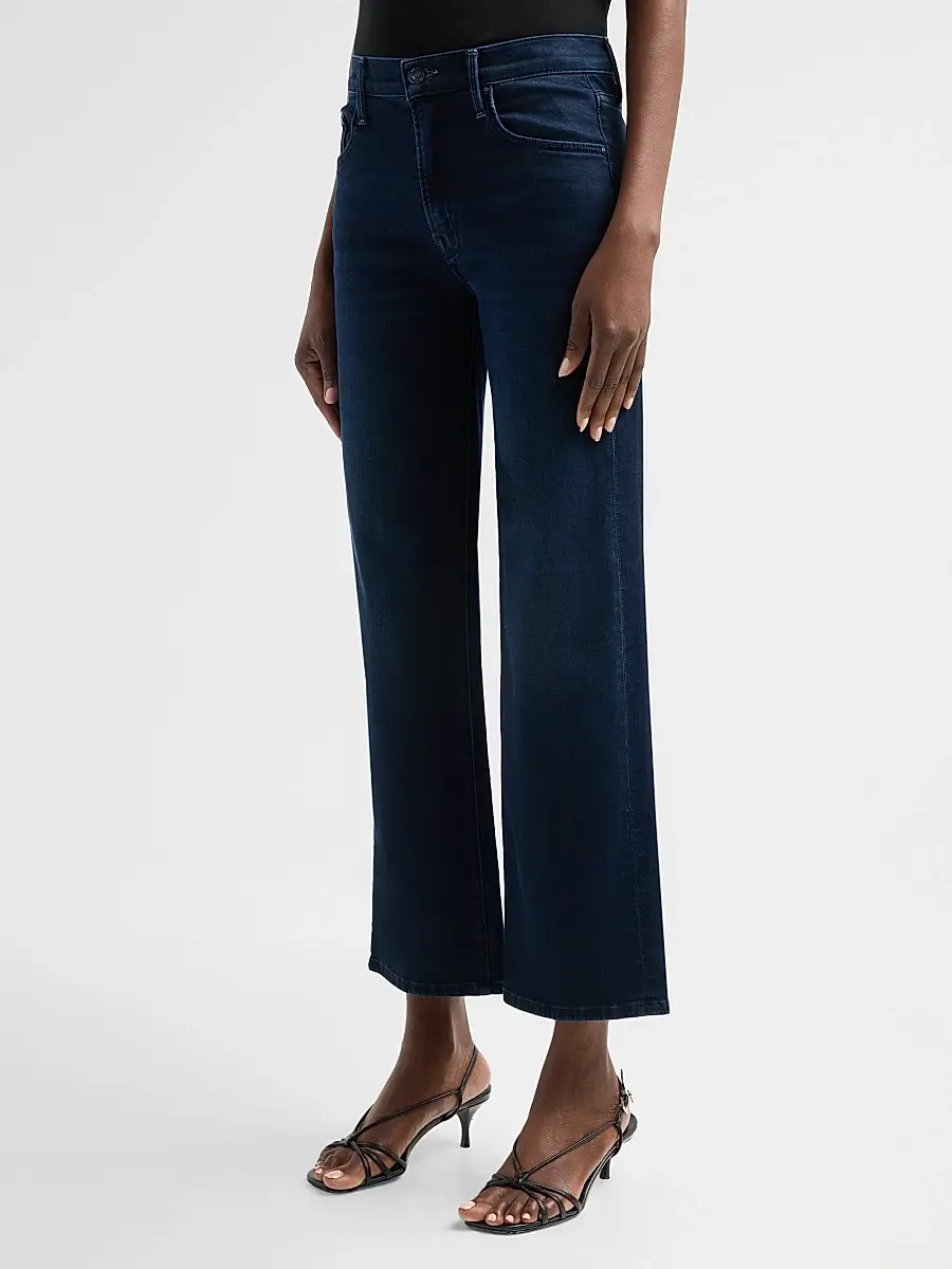 Mother Women's The Mid-Rise Rambler Zip Ankle Jeans | Thumbnail 4 Mother Women's The Mid-Rise Rambler Zip Ankle Jeans | Thumbnail 4