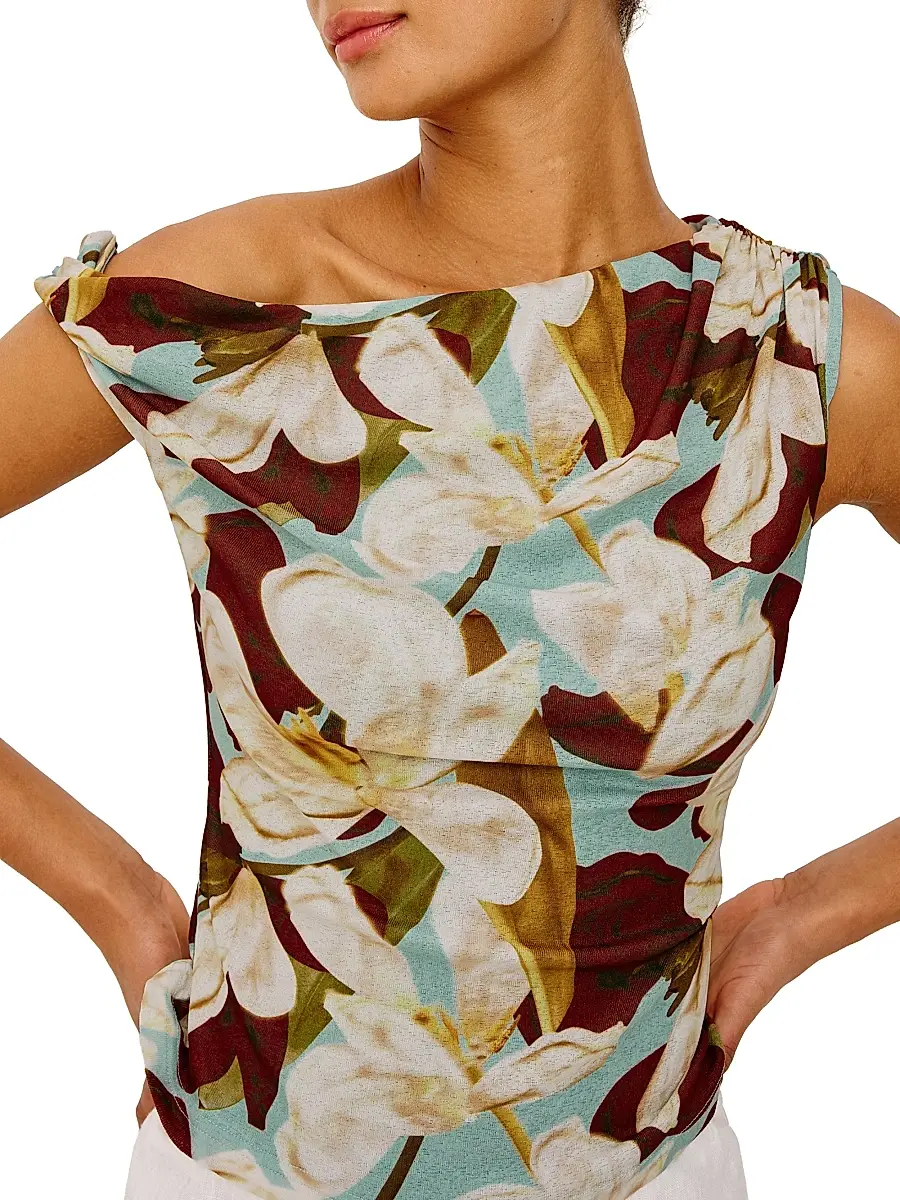 RAILS Women's Orelia Floral Asymmetric Top | Thumbnail 7 RAILS Women's Orelia Floral Asymmetric Top | Thumbnail 7