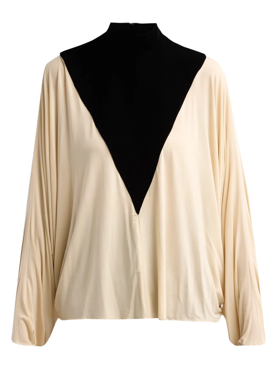 Women's Valiant Velvet & Jersey Batwing Top