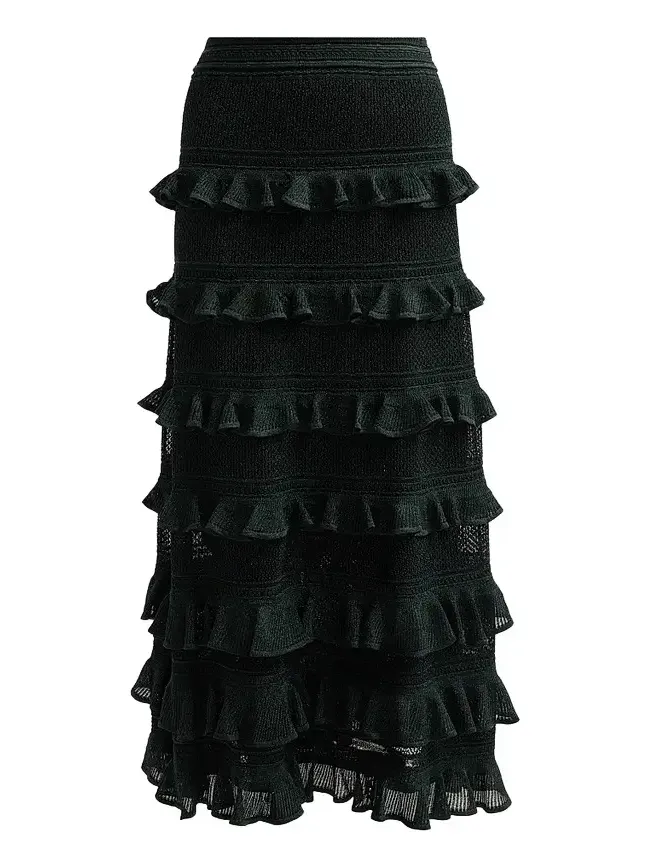 Women's Valiant Frill Midi Skirt Women's Valiant Frill Midi Skirt
