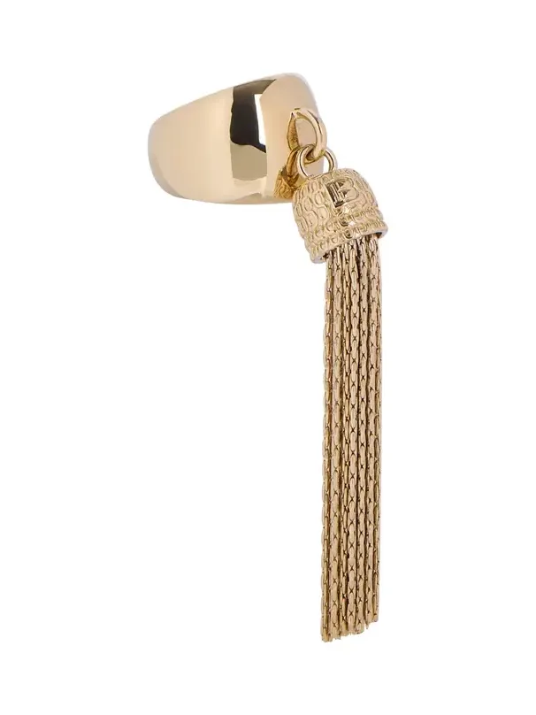 Balmain Brass tassel ring
