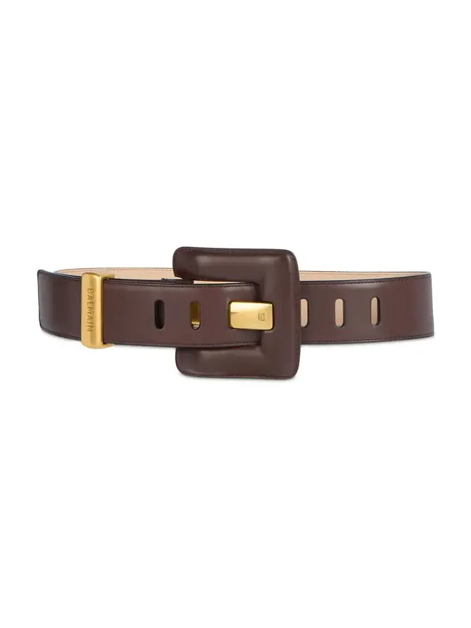 Anthem large smooth leather belt Anthem large smooth leather belt