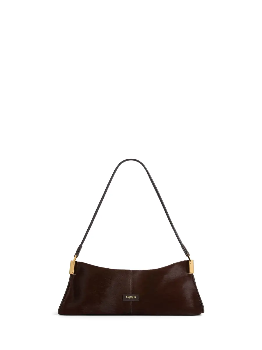 Balmain 64-83 small bag in pony-effect leather | Thumbnail 4 Balmain 64-83 small bag in pony-effect leather | Thumbnail 4